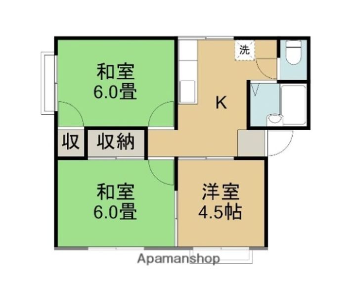 コーポISKの間取り