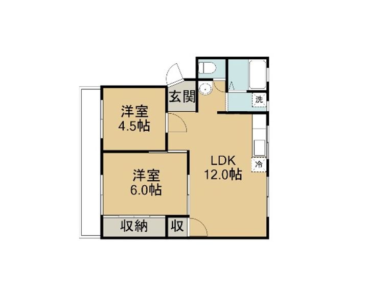 前川マンションの間取り