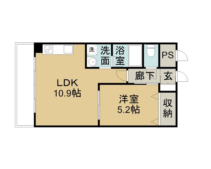 アビテ明徳303の間取り