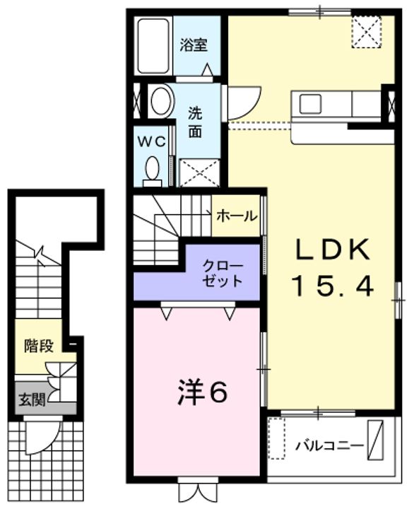 Lang ravinの間取り