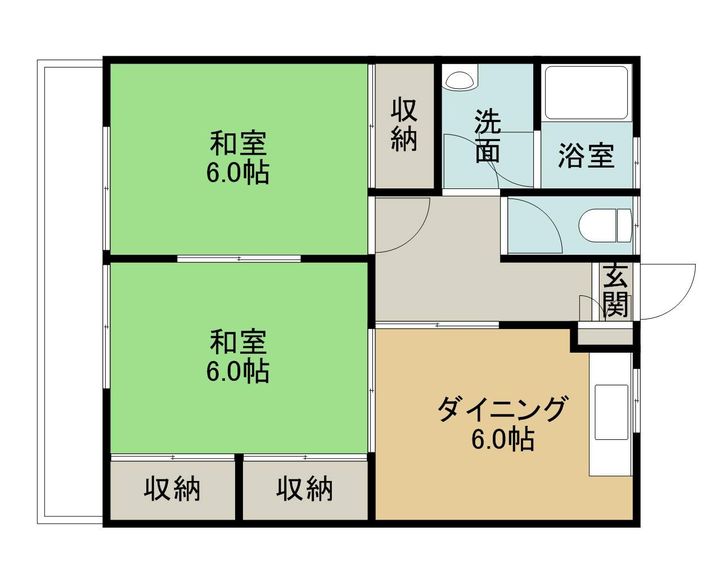 渡辺アパート103の間取り