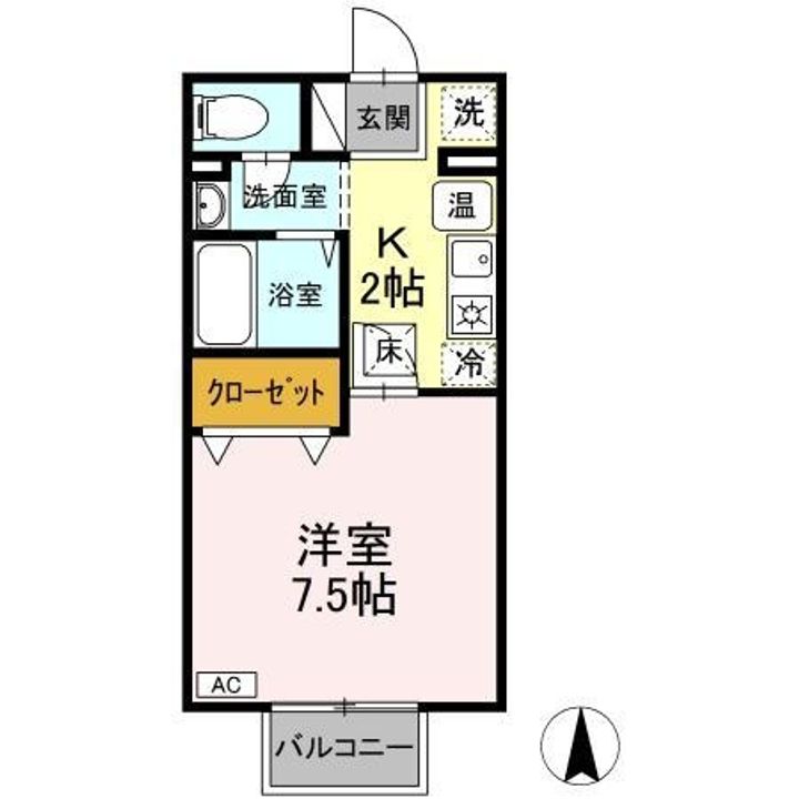 フローラMの間取り