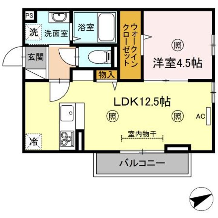 アル・ソーレの間取り
