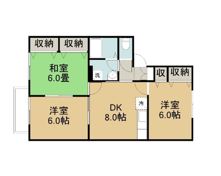 プレヴィーの間取り