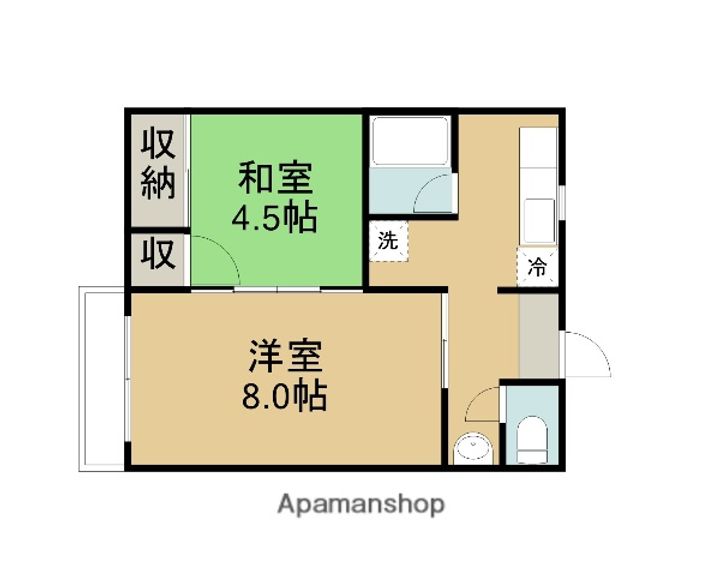 グリーンヒルズマンションA2の間取り