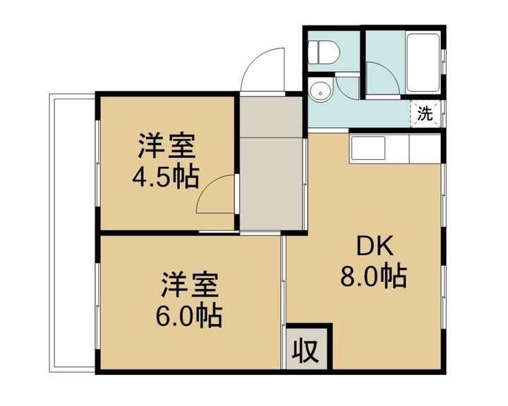 ふそうマンション天神13の間取り