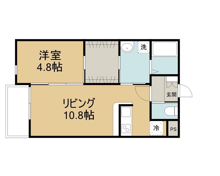 LIEN立川102の間取り