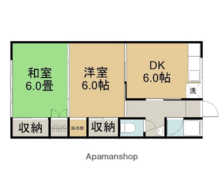 南マンション205の間取り