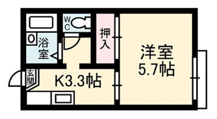 フォーブルMRの間取り