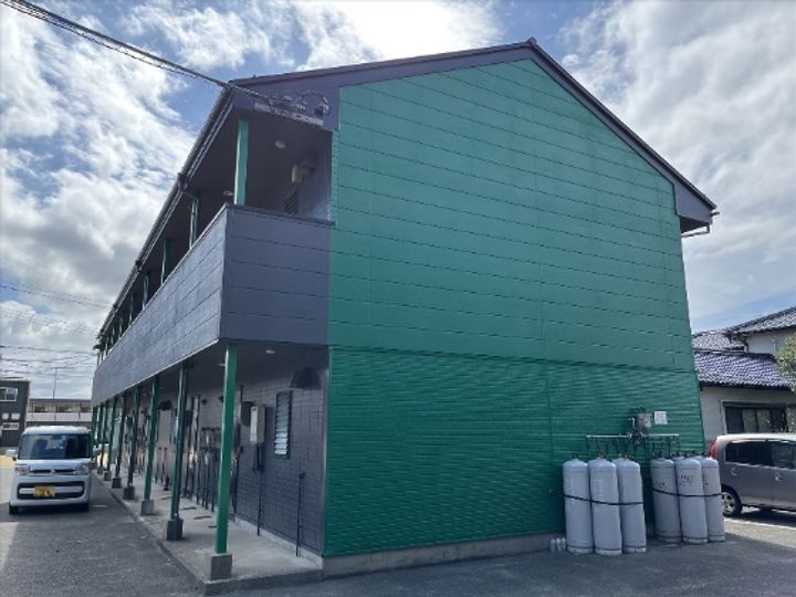 グリーンヒルズマンションAの外観