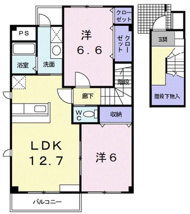 アルトピアーノの間取り