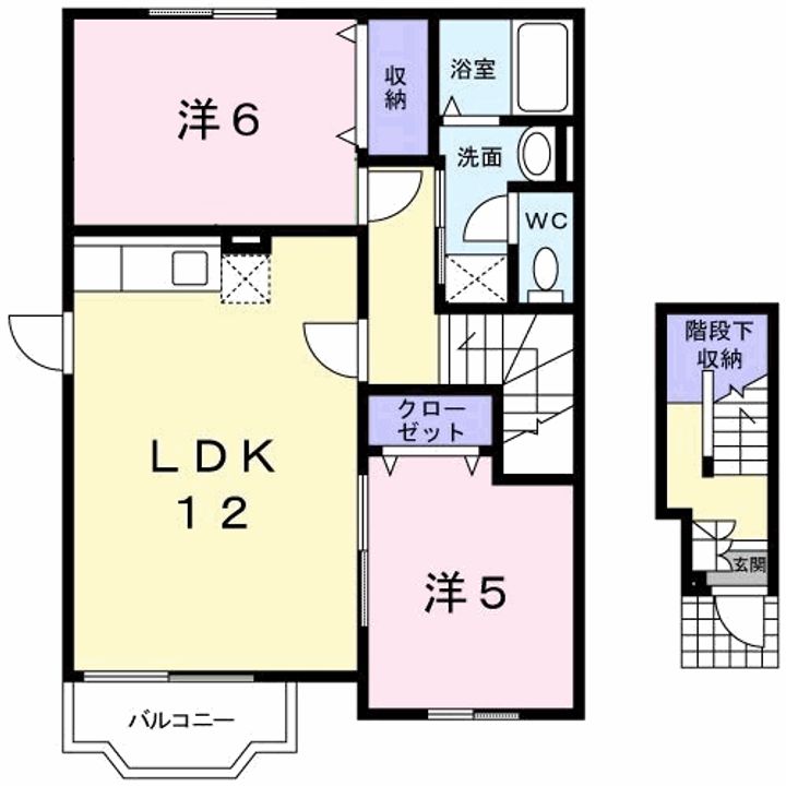 メゾン・アンソレイエの間取り