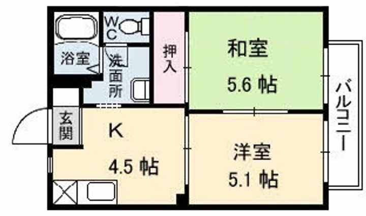 ハイツドマーニの間取り