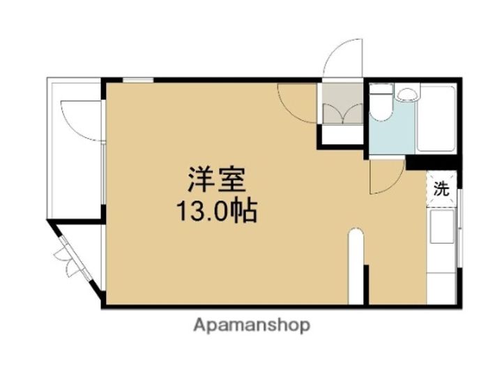 コーポサンシティの間取り