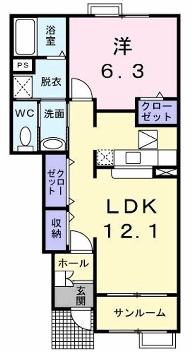 エテルノの間取り