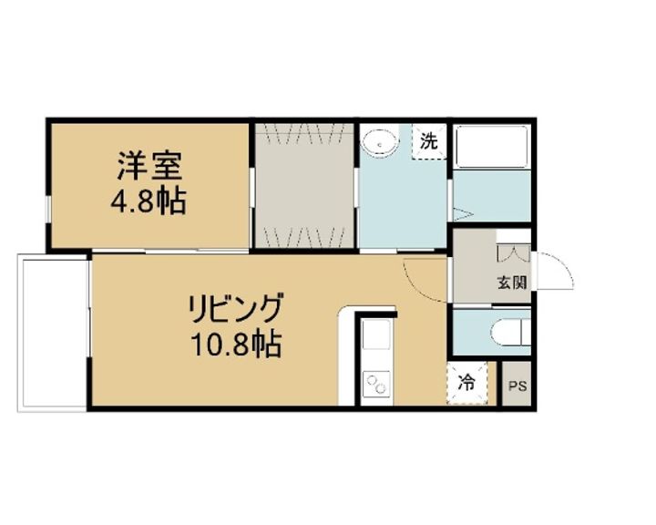 Lien立川の間取り
