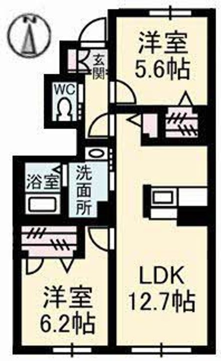 パッション C棟の間取り