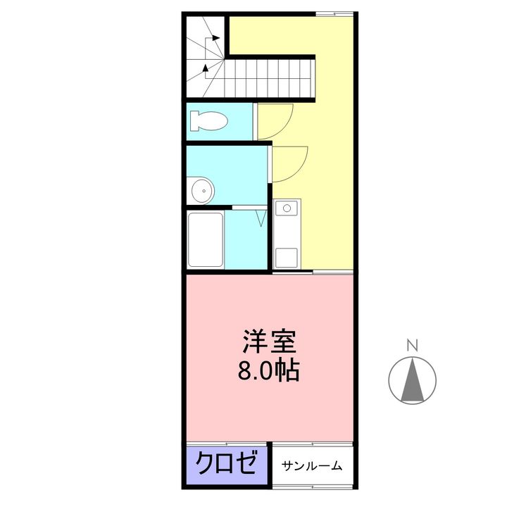 ソレイユ207の間取り