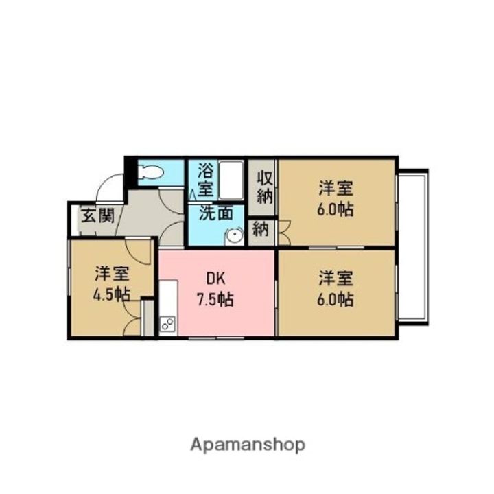 フレグランス菅田の間取り