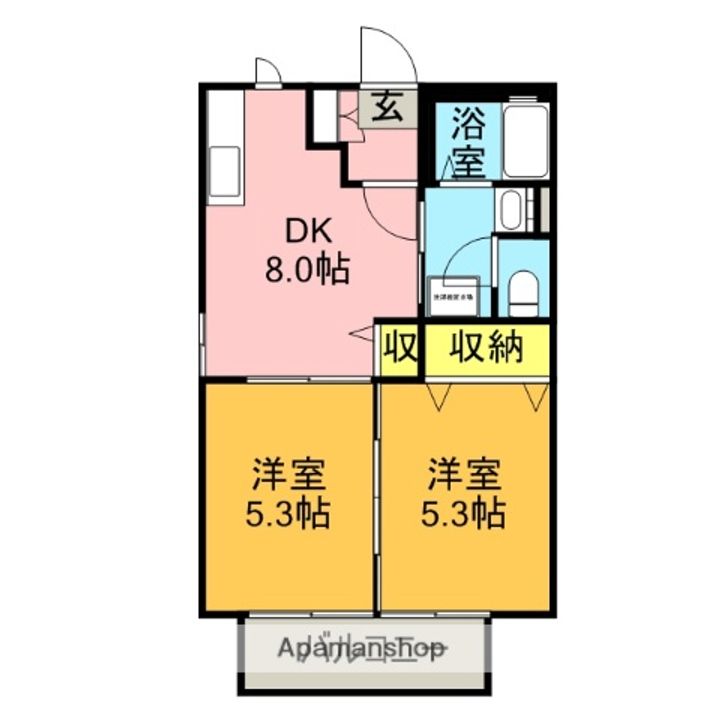 メゾンソレーユの間取り