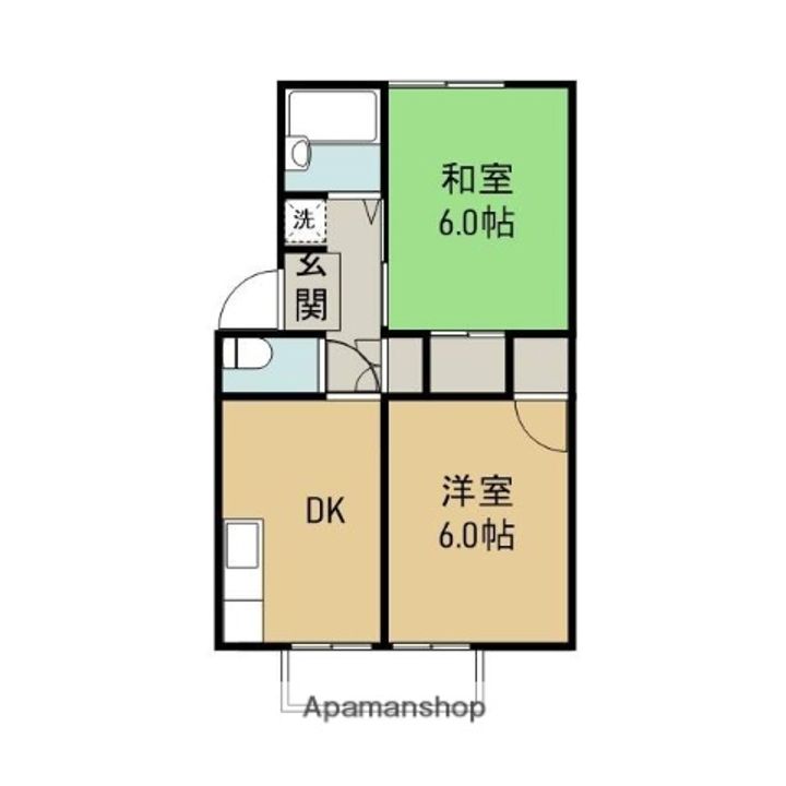 セジュールダイモンAの間取り