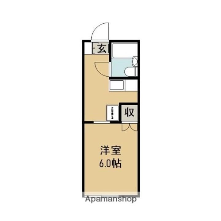 コーポ西川津の間取り
