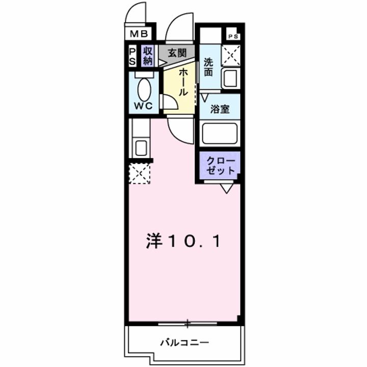 カルム ペイザージュの間取り