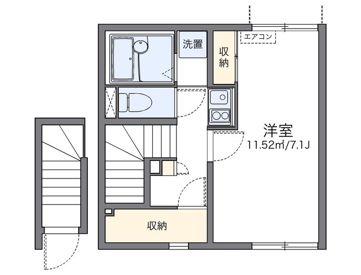 レオネクスト地行場203の間取り
