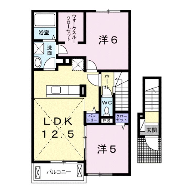 ブリッサ Aの間取り