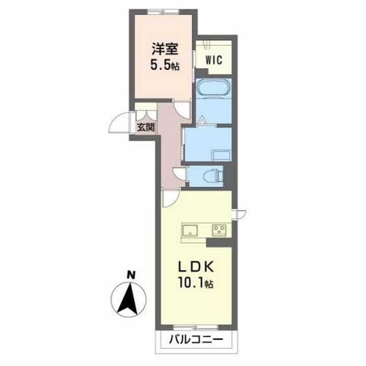シャーメゾン東津田の間取り