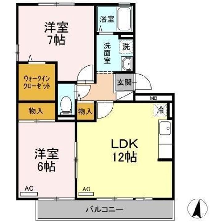 シンフォニー Ⅰの間取り