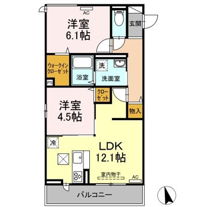 アリビオの間取り