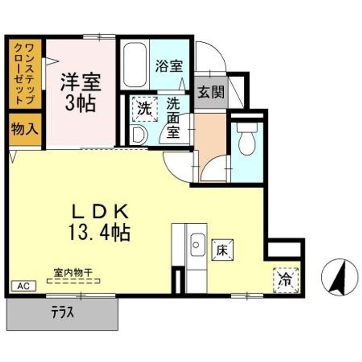 クヴェレの間取り