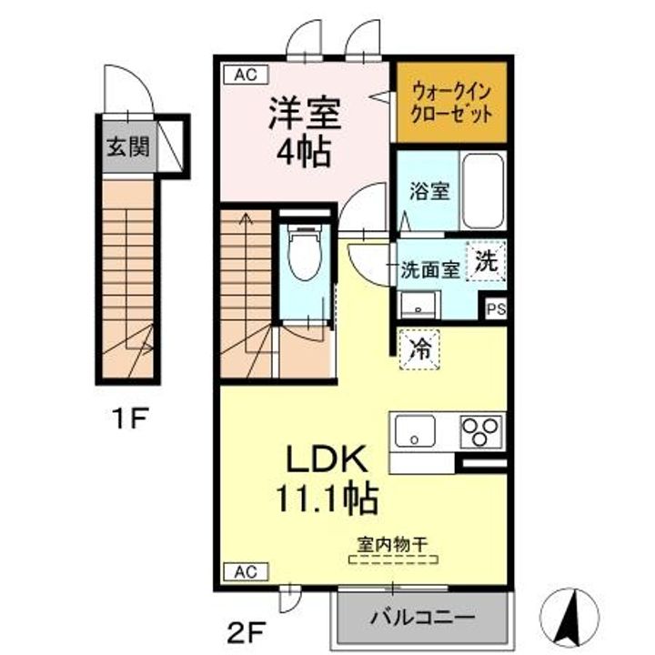 メゾン群来の間取り