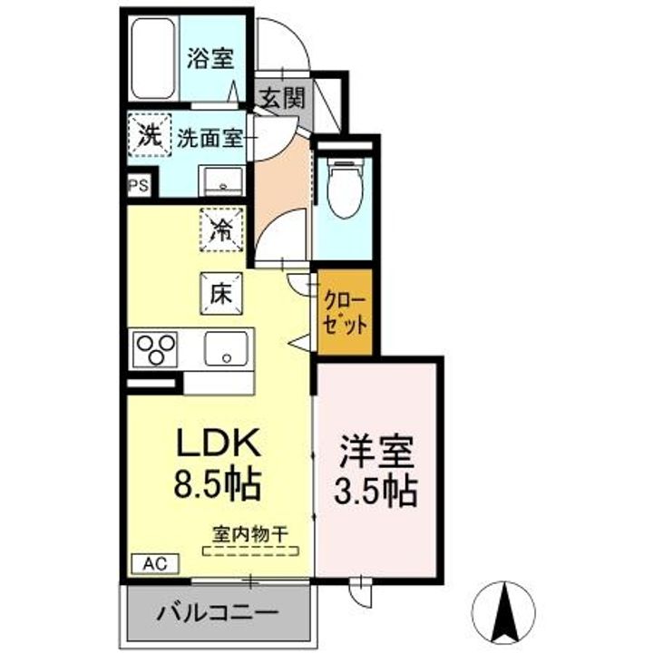 アストリアの間取り