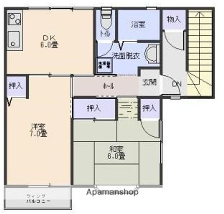 フェリーチェカーザ24C101の間取り