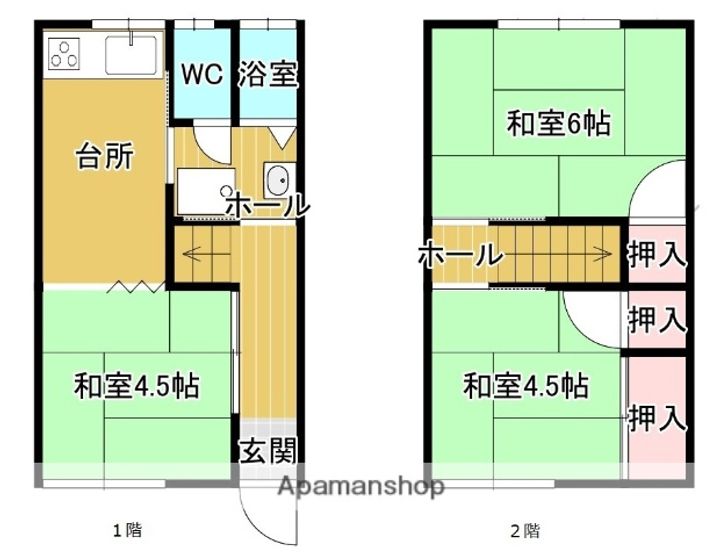 コーポ佐野の間取り
