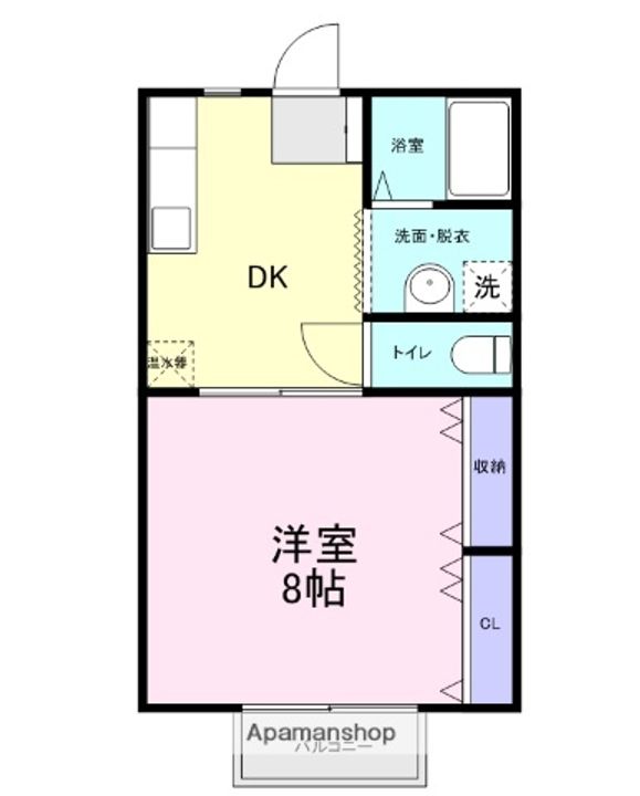 エクセレンスやまだB110の間取り