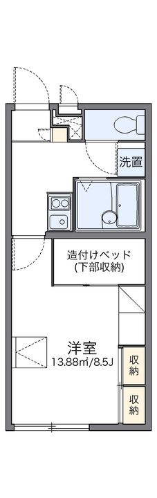 レオパレスMKⅡの間取り