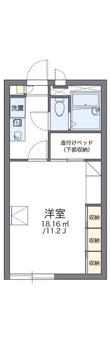 レオパレスせいゆうの間取り