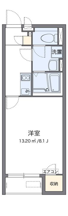 クレイノヴィラオクスガー出雲104の間取り