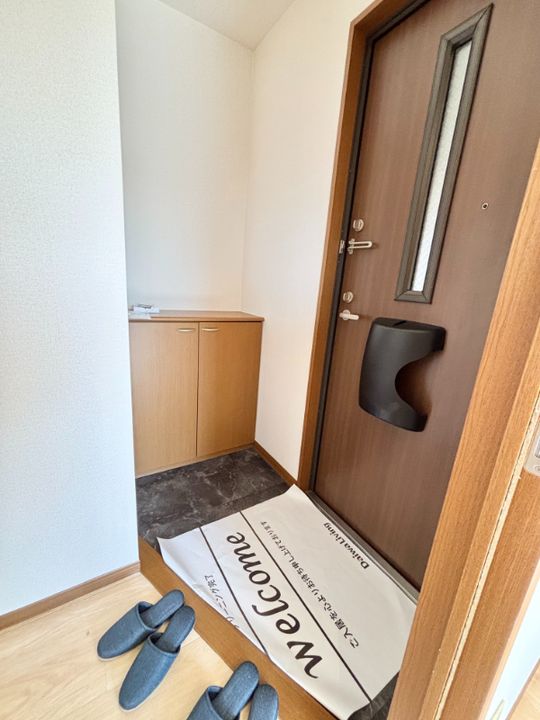 クレールコート A棟の玄関