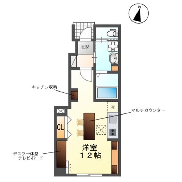 セピア・スイートの間取り