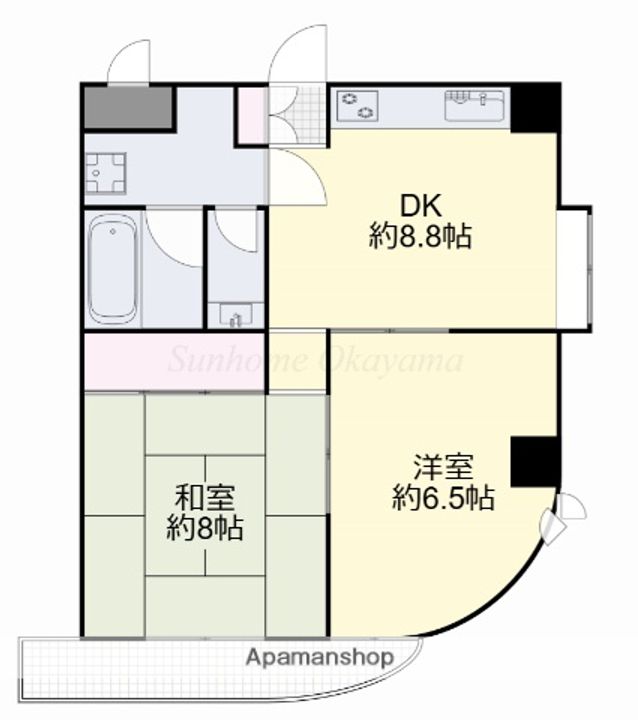 パークサイド幸町の間取り