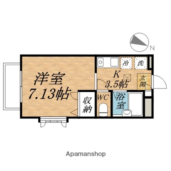 カーサ・アネーロAの間取り