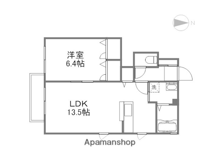 パルク・ギオーネ 六番館の間取り