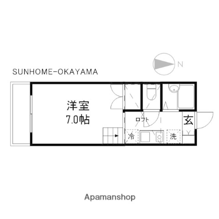 エステートピア平井N棟202の間取り