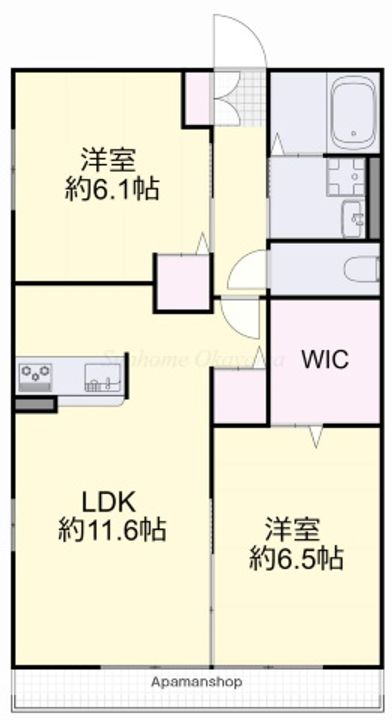 グランドソレイユⅠの間取り