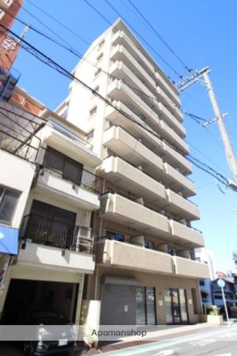 岡山県岡山市北区弓之町の賃貸マンションの外観