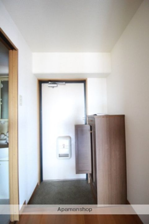 岡山県岡山市北区辰巳の賃貸マンションの玄関